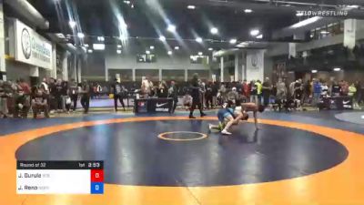 57 kg Prelims - Jonathan Gurule, 505 Wrestling Club vs Jeremiah Reno, Nebraska Wrestling Training Center