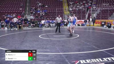 285 lbs Round Of 16 - Ben Mertz, Faith Christian Acad vs Casey Resek, Reynolds