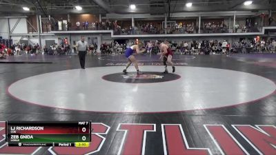 174 lbs Quarterfinal - Zeb Gnida, Loras vs Lj Richardson, Coe