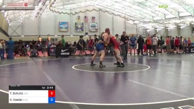 87 kg 3rd Place - Trenton Schultz, University Of Northern Colorado- Unattached vs Kaleb Gaede, Olympian Wrestling Elite