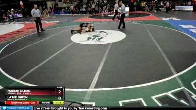 Cons. Round 2 - La`nie Green, Omaha North Girls vs Mariah Duran, Sandhills Valley Girls