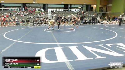 126 lbs Quarterfinals (8 Team) - Iziah Tusler, CUSHING vs Raylon Rivas, JAY