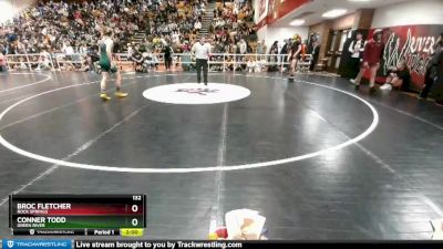 132 lbs Semifinal - Broc Fletcher, Rock Springs vs Conner Todd, Green River