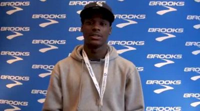 Demetrius Lindo before hurdles 2011 Brooks PR Invite