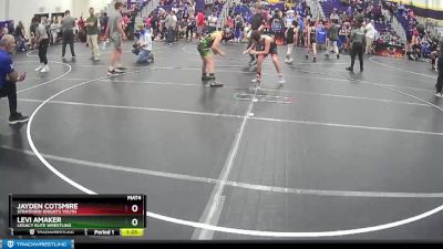 107 lbs Round 1 - Jayden Cotsmire, Stratford Knights Youth vs Levi Amaker, Legacy Elite Wrestling