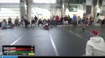 100 lbs Round 4 (6 Team) - James Wright, AACo Allstars vs Elliot Crews, 84 Athletes