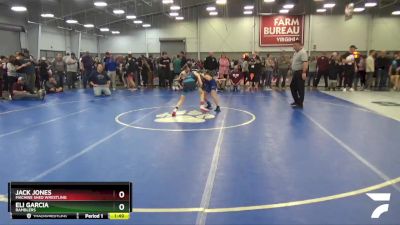 77 lbs Champ. Round 1 - Eli Garcia, Ramblers vs Jack Jones, Machine Shed Wrestling