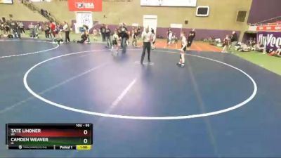 93 lbs Cons. Semi - Camden Weaver, IA vs Tate Lindner, WI