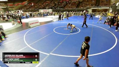 63 lbs Champ. Round 2 - Matthew Hunt, Terminators Wrestling Club vs Jayden Kai Villamil, Socal Grappling Wrestling Club