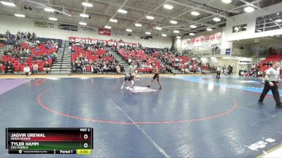 133 lbs Cons. Round 2 - Jagvir Grewal, Simon Fraser vs Tyler Hamm, CSU-Pueblo