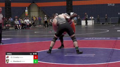 285 lbs Semifinal - Dorian Crosby, Bucknell vs Lucas Stoddard, Army West Point