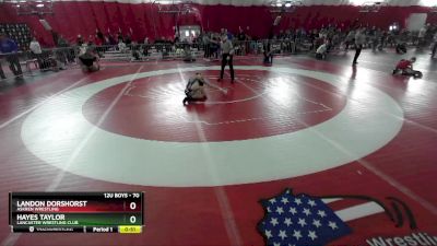 70 lbs Cons. Round 2 - Hayes Taylor, Lancaster Wrestling Club vs Landon Dorshorst, Askren Wrestling