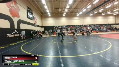 175B Round 2 - William Humphreys, Natrona County vs Barrett Rice, Worland