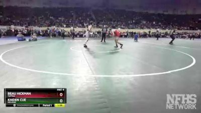 4A-138 lbs Semifinal - Beau Hickman, Tuttle vs Kaiden Cue, McLoud