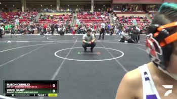 58 lbs Champ. Round 2 - Mason Cornejo, Ark City Takedown Wrestling Cl vs Wade Brady, Ogden`s Outlaws Wrestling Club