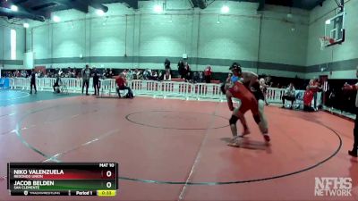 145 lbs Cons. Round 3 - Jacob Belden, San Clemente vs Niko Valenzuela, Redondo Union