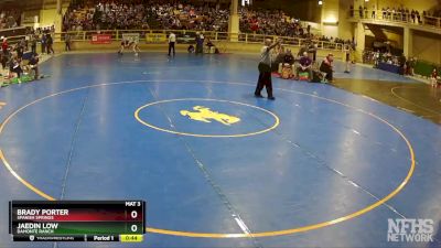 106 lbs Cons. Round 2 - Brady Porter, Spanish Springs vs Jaedin Low, Damonte Ranch