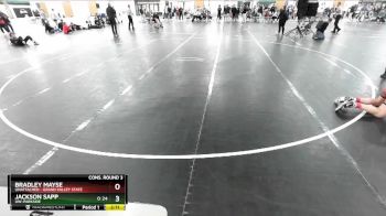 184 lbs Cons. Round 3 - Jackson Sapp, UW-Parkside vs Bradley Mayse, Unattached - Grand Valley State