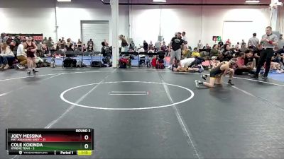 68 lbs Round 3 (8 Team) - Joey Messina, Mat Assassins Grey vs Cole Kokinda, Xtreme Team