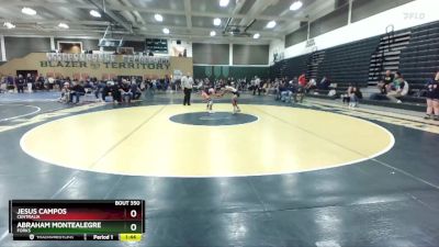 120 lbs Semifinal - Jesus Campos, Centralia vs Abraham Montealegre, Forks