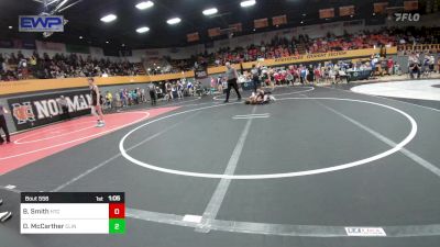 67 lbs Semifinal - Bode Smith, Hinton Takedown Club vs Daxon McCarther, Clinton Youth Wrestling