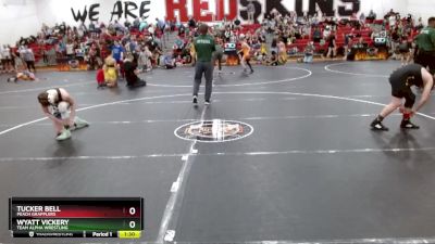 122/129 Round 2 - Tucker Bell, Peach Grapplers vs Wyatt Vickery, Team Alpha Wrestling