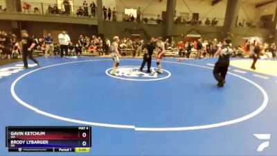 126 lbs Champ. Round 2 - Gavin Ketchum, WA vs Brody Lybarger, OR