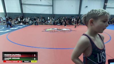 53 lbs Cons. Round 3 - Zander Wegand, Oregon vs Paxson Caldwell, Pioneer Grappling Academy