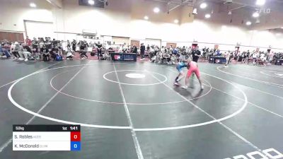 52 kg Cons 32 #2 - Steven Robles, Aces Wrestling Academy vs Kayden McDonald, Olympia Wrestling Club