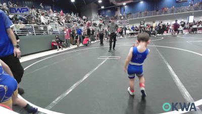 37 lbs 3rd Place - Everett Long, Pryor Elementary Wrestling vs Greyson Summitt, Newkirk Takedown Club