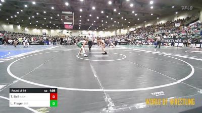 125 lbs Round Of 64 - Trenton Bell, Rollers Academy Of Wrestling vs Lukas Flager, Sierra Sabers