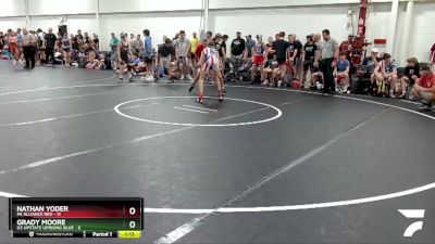 92 lbs Round 1 (8 Team) - Nathan Yoder, PA Alliance Red vs Grady Moore, U2 Upstate Uprising Blue