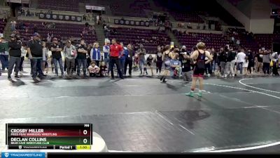 117 lbs 1st Place Match - Declan Collins, Bear Cave Wrestling Club vs Crosby Miller, Pikes Peak Warriors Wrestling