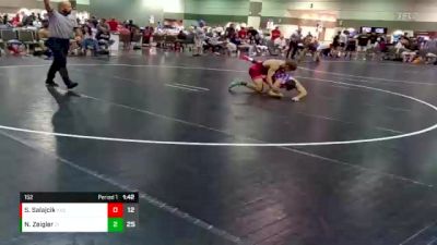 152 lbs Round 1 (16 Team) - Nolen Zeigler, PECO Boys vs Sonny Salajcik, 212 Wrestling