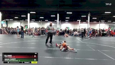 64 lbs Round 2 (8 Team) - Wade Davey, Savage Barn Brothers vs Eli Hind, Terps Xpress