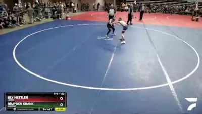 102 lbs Cons. Round 1 - Brayden Krank, Roseau vs Bly Mettler, LCWM