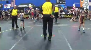 56 lbs Round 5 (6 Team) - Mac Heysinger, The Funky Singlets vs Cole Trickel, Olympia