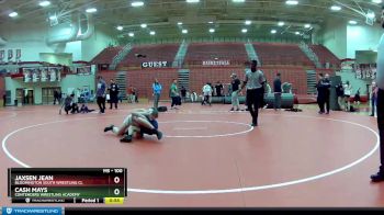 100 lbs 5th Place Match - Cash Mays, Contenders Wrestling Academy vs Jaxsen Jean, Bloomington South Wrestling Cl