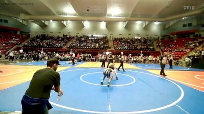 73-76 lbs Quarterfinal - Lukus Ringquist, HURRICANE WRESTLING ACADEMY vs Bailey Ehler, Woodland Wrestling Club