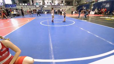 45-47 lbs Rr Rnd 1 - Gracelynn Pinkston, Oklahoma vs Winifred Perry, Springdale Youth Wrestling Club