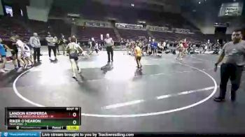 92 lbs Round 5 (10 Team) - Landon Komperda, Black Fox Wrestling Academy vs Riker O`hearon, Team Utah
