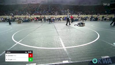 90 lbs Quarterfinal - Holden Smith, Piedmont vs Kanyon Fryar, Choctaw Ironman Youth Wrestling