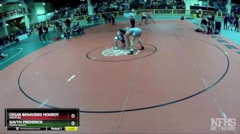 190 lbs Quarterfinal - Cesar Benavides Monroy, Wooster vs Gavyn Frederick, Moapa Valley