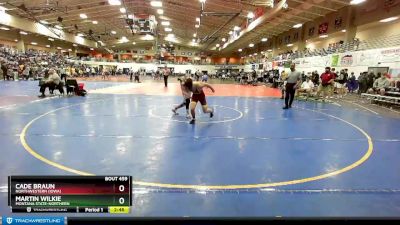 149 lbs Champ. Round 3 - Martin Wilkie, Montana State-Northern vs Cade Braun, Northwestern (Iowa)