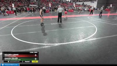 110 lbs Cons. Semi - Holden Lomax, Spencer/Columbus vs Mason Miller, Mollitium Wrestling Club