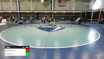 285 lbs Consi Of 8 #2 - Brandon Whitman, North Carolina vs Riley Smith, Naval Academy