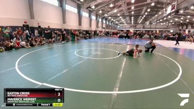 72 lbs Cons. Round 1 - Maverick Weipert, Grapevine Wrestling Club vs Easton Cross, Rio Vista Wrestling