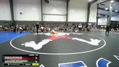 150 lbs Semifinal - Alexander Richardson, FordDynastyWrestlingClub vs Thailyn Reynolds, Pioneer Grappling Academy