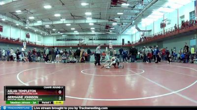 95 lbs Champ. Round 3 - Germaine Johnson, Decatur Central Wrestling Club vs Aslan Templeton, North Posey Wrestling Club