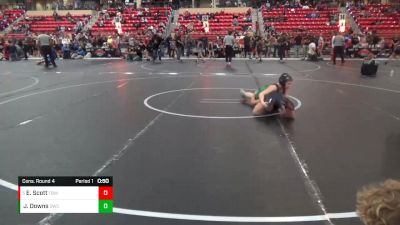 110 lbs Cons. Round 4 - Eastyn Scott, The Best Wrestler vs Jacob Downs, Derby Wrestling Club